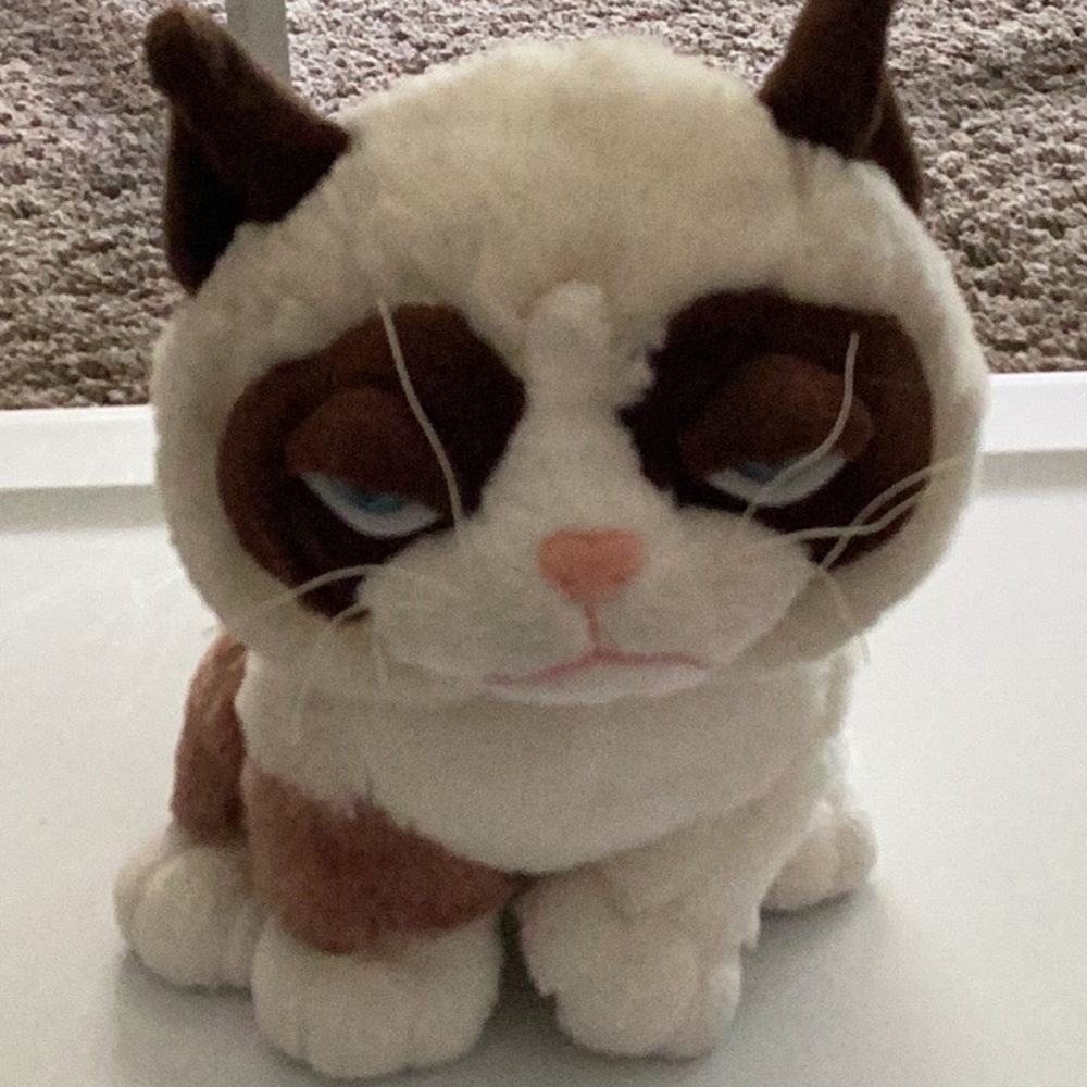 Grumpy cat plush